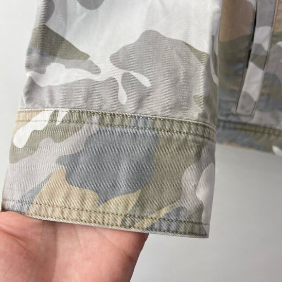 Zadig & Voltaire Savy Camo jacket, white/ cream, green, Size XS - Picture 5 of 11